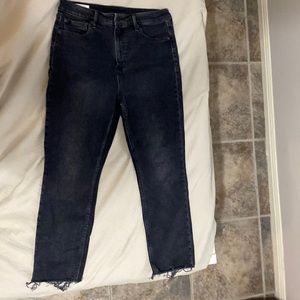 Gap vintage slim sky high black jeans in size 32/14R